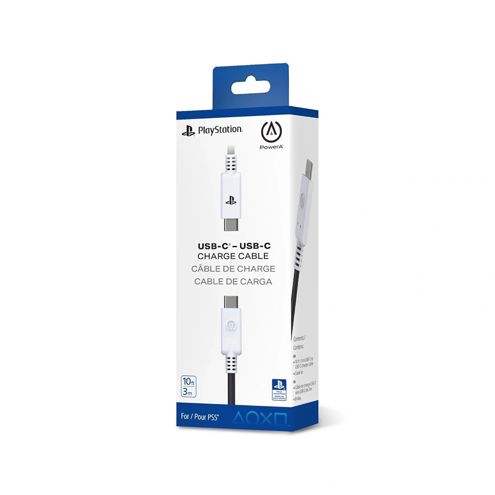 PowerA PSAC0372-01 PlayStation5 USB-C USB-C 3m kábel