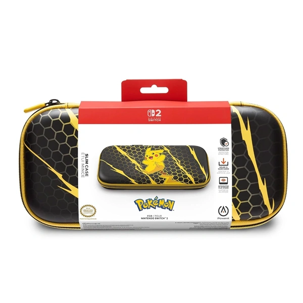 PowerA Slim Case for NSW2- Pikachu Storm védőtok
