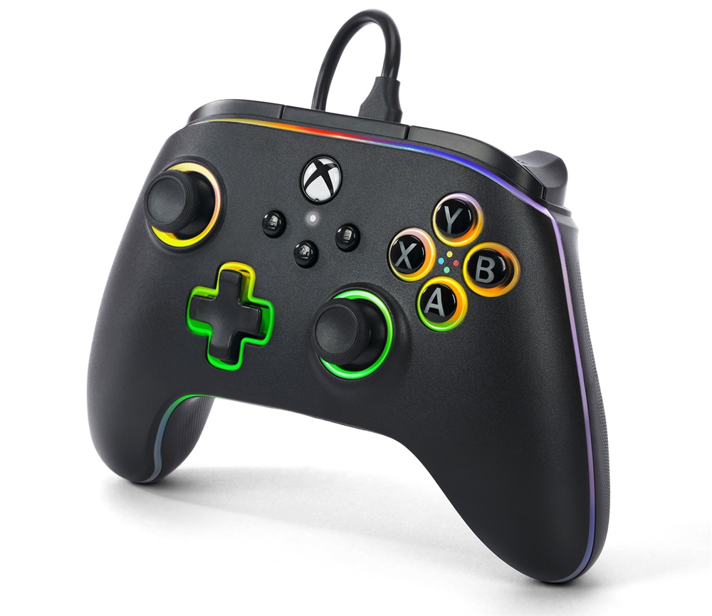 PowerA XBGP0140-01 Advantage Xbox Series X|S/Xbox One vezetékes Lumectra LED kontroller