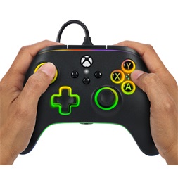 PowerA XBGP0140-01 Advantage Xbox Series X|S/Xbox One vezetékes Lumectra LED kontroller