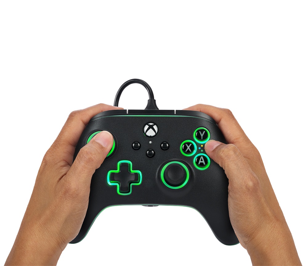 PowerA XBGP0140-01 Advantage Xbox Series X|S/Xbox One vezetékes Lumectra LED kontroller
