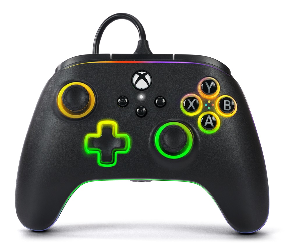 PowerA XBGP0140-01 Advantage Xbox Series X|S/Xbox One vezetékes Lumectra LED kontroller