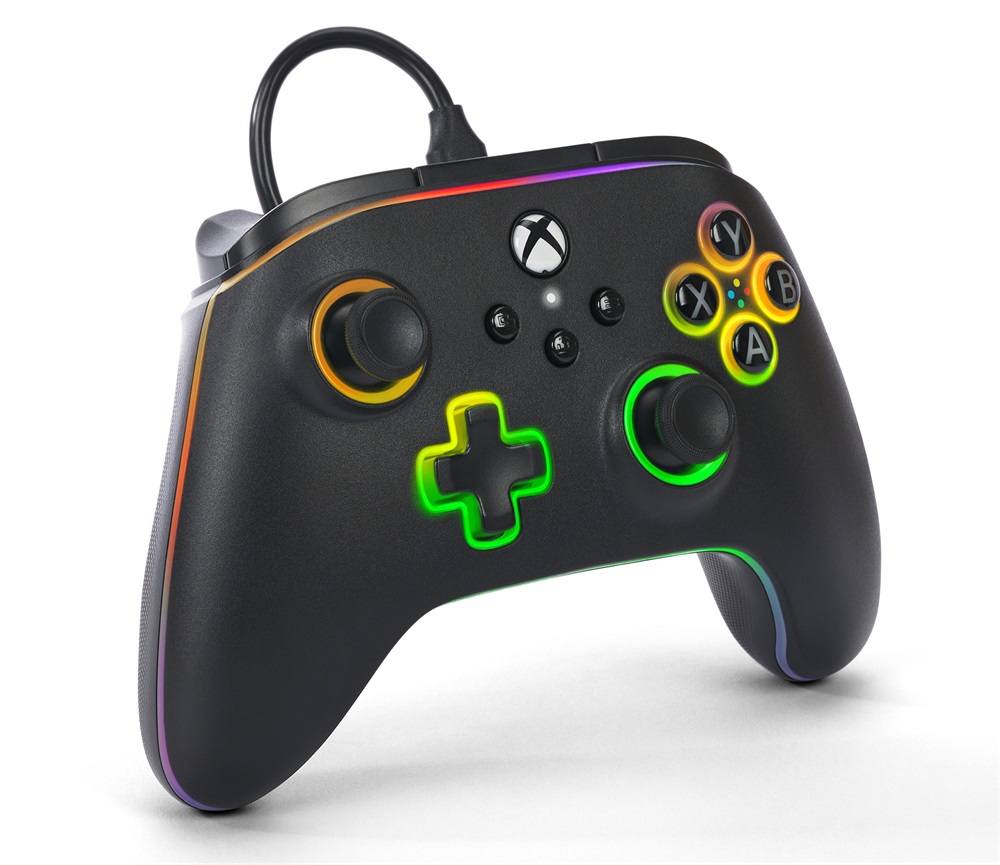 PowerA XBGP0140-01 Advantage Xbox Series X|S/Xbox One vezetékes Lumectra LED kontroller