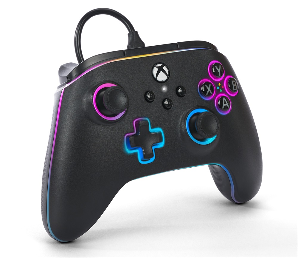 PowerA XBGP0140-01 Advantage Xbox Series X|S/Xbox One vezetékes Lumectra LED kontroller