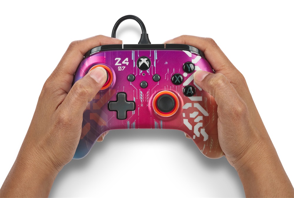 PowerA XBGP0186-01 Advantage Xbox Series X|S/Xbox One vezetékes Cyber Style kontroller
