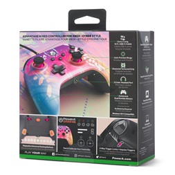 PowerA XBGP0186-01 Advantage Xbox Series X|S/Xbox One vezetékes Cyber Style kontroller