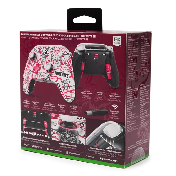 PowerA XBGP0400-01 Xbox Series X|S/Xbox One vezeték nélküli Fortnite SE kontroller