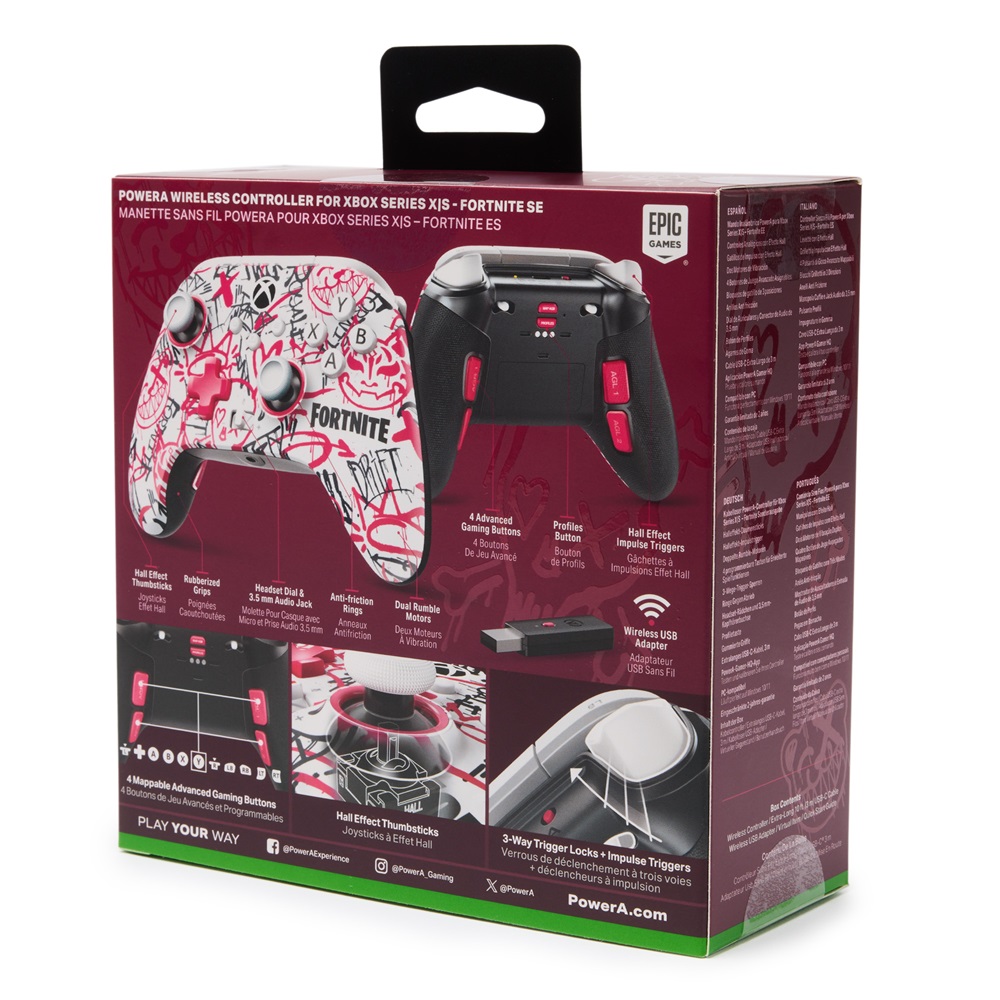PowerA XBGP0400-01 Xbox Series X|S/Xbox One vezeték nélküli Fortnite SE kontroller