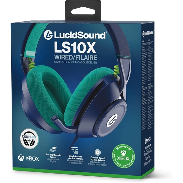 PowerA XBHS0502-01 LS10X Gen 2 Wired MARINER BLUE kék gamer headset