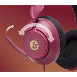 PowerA XBHS0503-01 LS10X Gen 2 Wired RUBY piros gamer headset