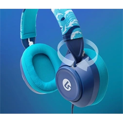 PowerA XBHS0541 LS10X Gen 2 Wired for Xbox Series X/S Aqua Wave kék gamer headset