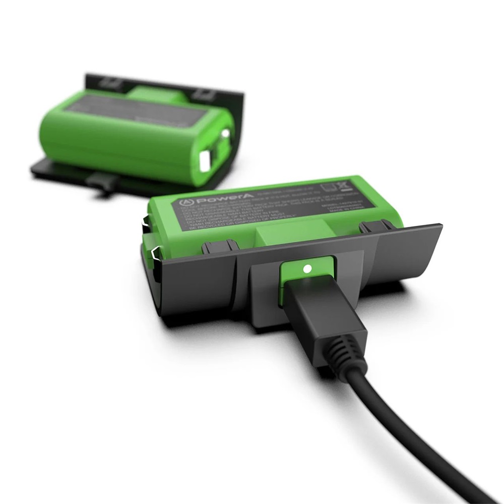 PowerA XBPW0119-01 Play & Charge Xbox Series X|S/Xbox One USB-C zöld töltőszett