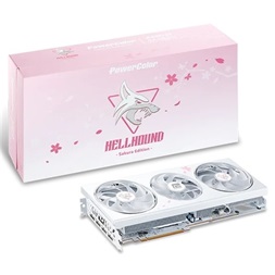 PowerColor Hellhound Sakura Radeon RX 7800 XT Limited Edition AMD 16GB GDDR6 256bit PCIe videókártya