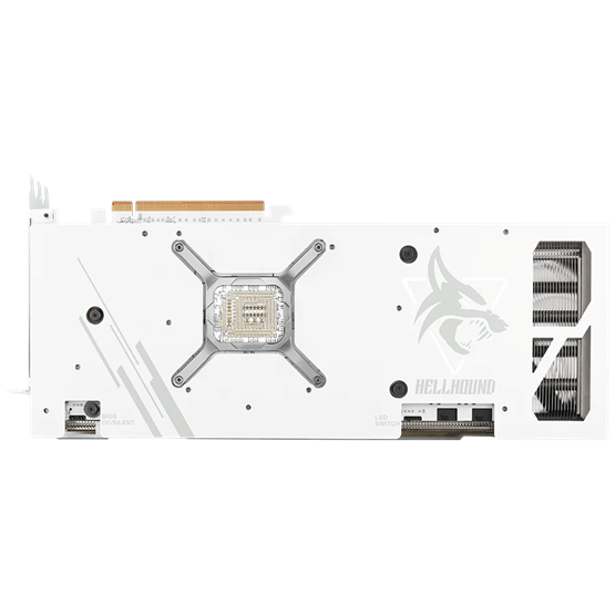 PowerColor Hellhound Spectral White Radeon RX 7900 XT AMD 20GB GDDR6 320bit PCIe videókártya
