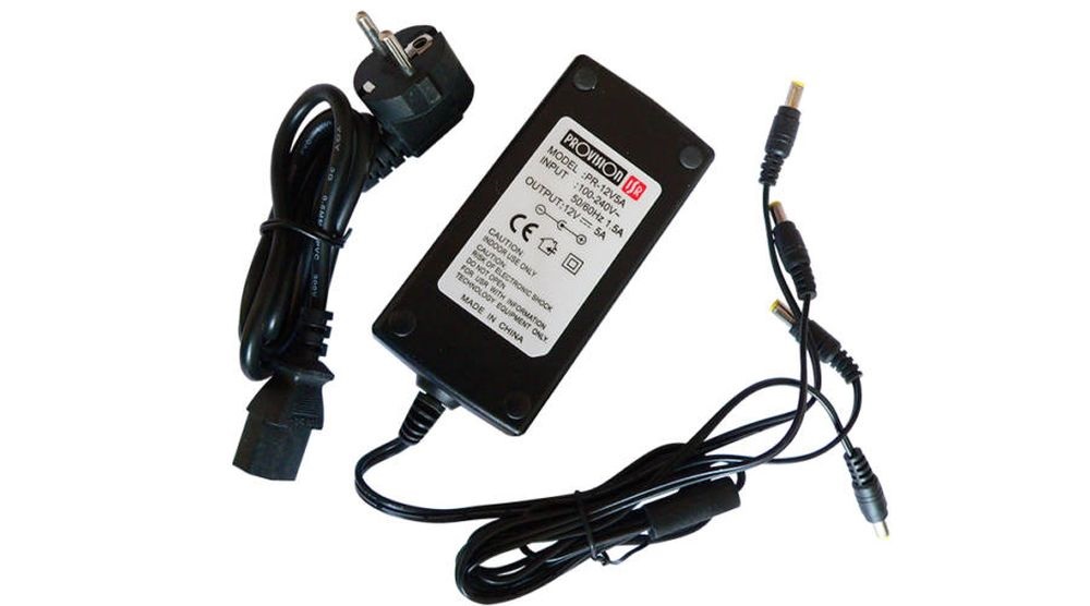 Provision-isr PR-12V5A4 12VDC/5A 4 kimenetes, kapcsolóüzemű tápegység