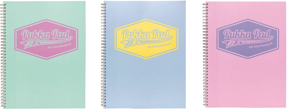 Pukka Pad Jotta Pastel A4 vonalas spirálfüzet (Újszerű)