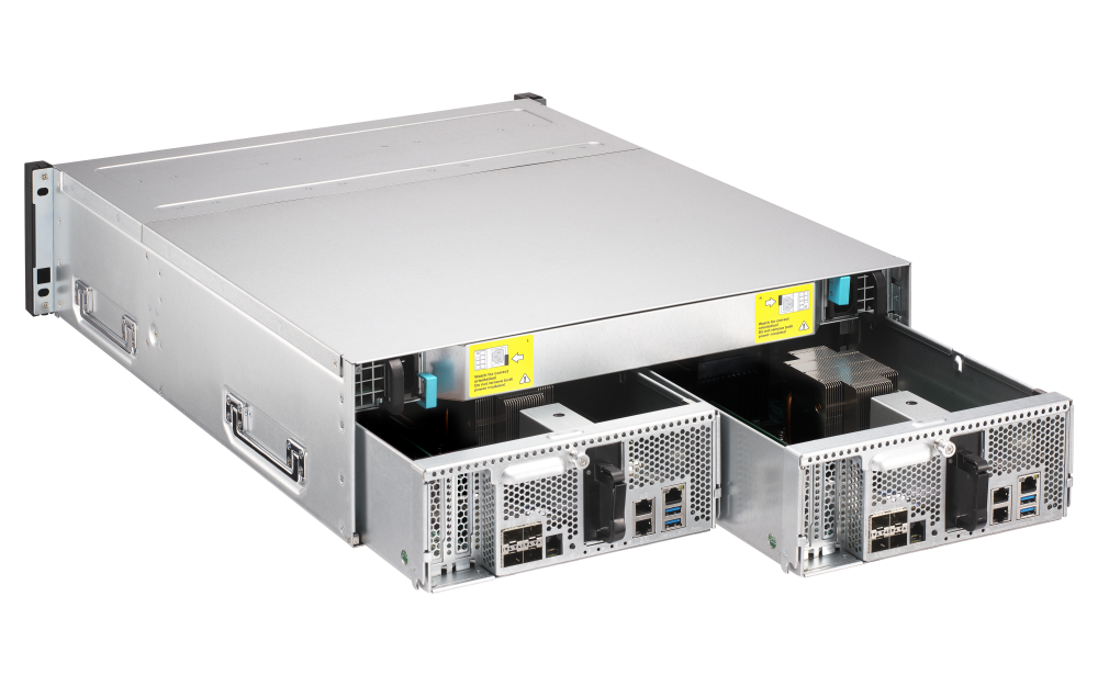 QNAP ES1686dc-2142IT-96G 16xSSD/HDD 3U rackbe szerelhető Enterprise ZFS NAS