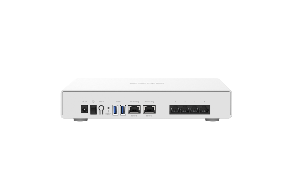 QNAP QHora-301W 4x GbE LAN 2x 10GbE LAN port SD-WAN Wi-Fi 6 Dual-band Vezeték nélküli Router