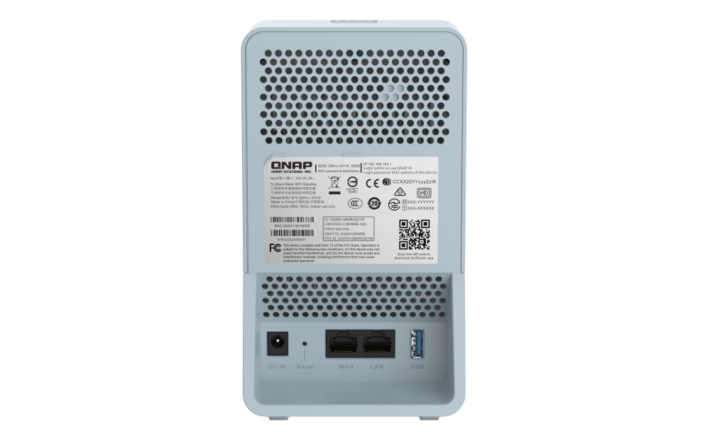 QNAP QMiro-201W 2x GbE LAN port SD-WAN Wi-Fi 5 Dual-band Vezeték nélküli Router