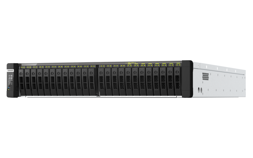 QNAP TDS-h2489FU-4309Y-64G 24xSSD 2U rackbe szerelhető ZFS NAS