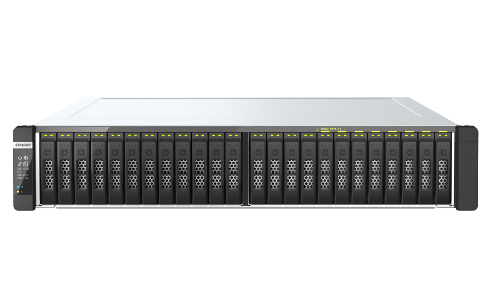 QNAP TDS-h2489FU-4309Y-64G 24xSSD 2U rackbe szerelhető ZFS NAS