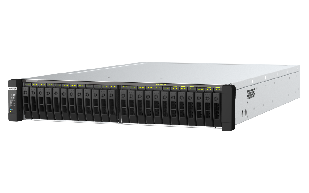 QNAP TDS-h2489FU-4314-128G 16xSSD 2U rackbe szerelhető ZFS NAS