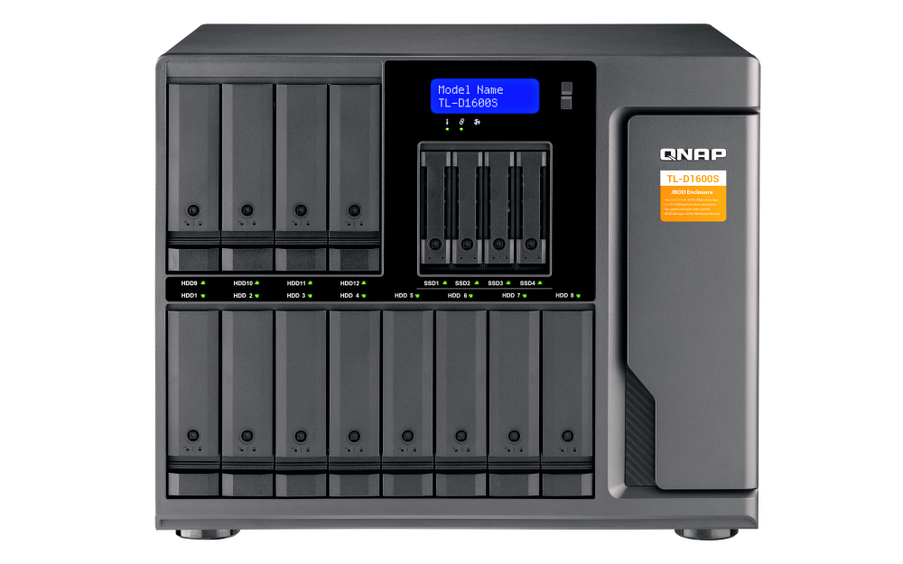 QNAP TL-D1600S 16xSSD/HDD JBOD bővítőegység