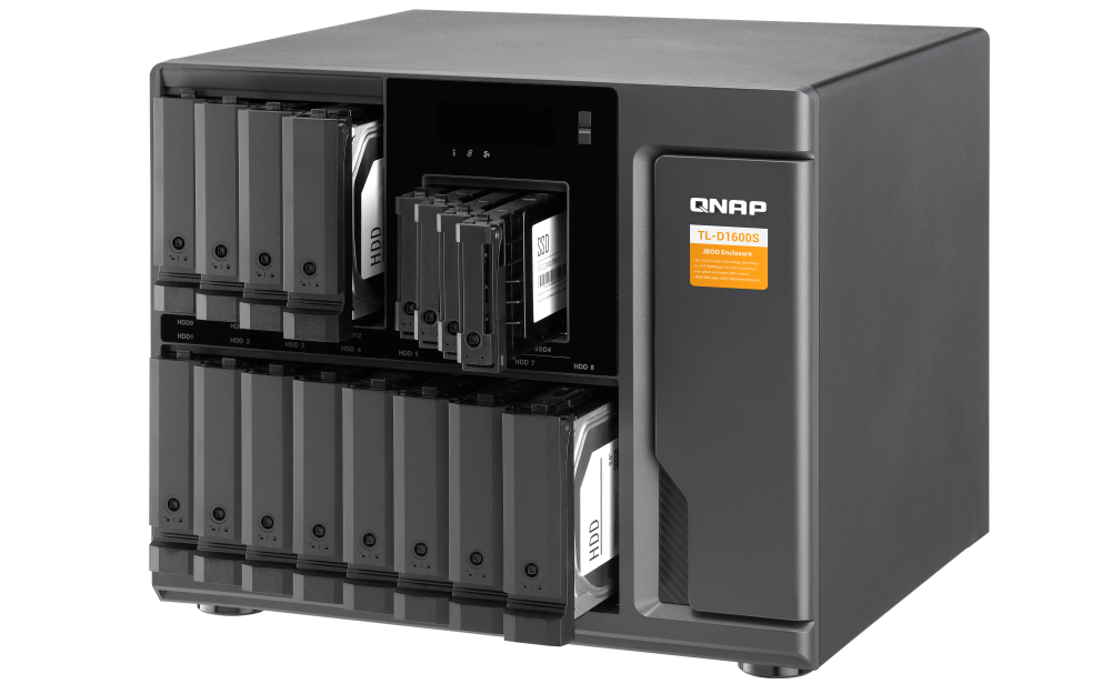 QNAP TL-D1600S 16xSSD/HDD JBOD bővítőegység