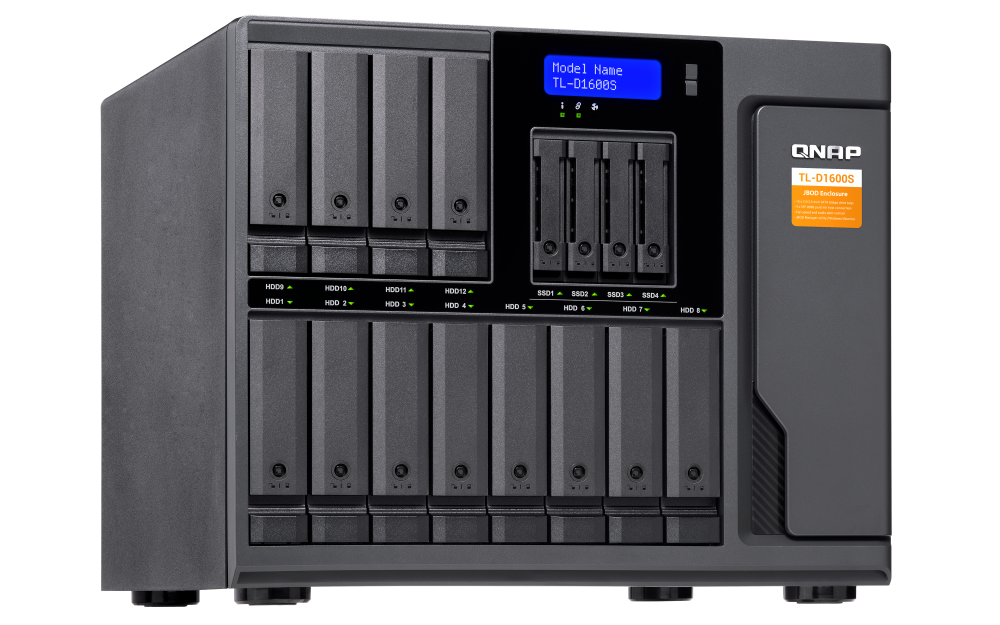QNAP TL-D1600S 16xSSD/HDD JBOD bővítőegység