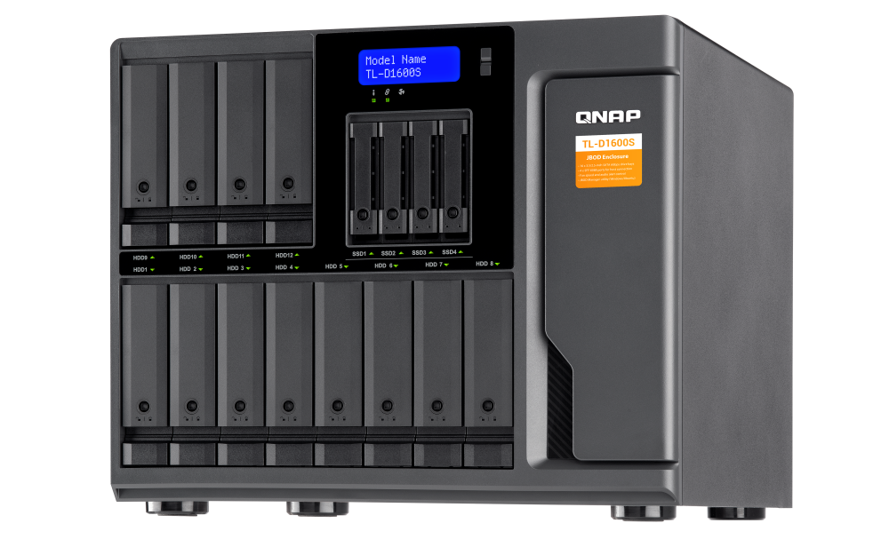 QNAP TL-D1600S 16xSSD/HDD JBOD bővítőegység