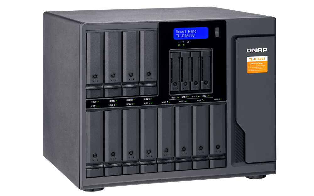 QNAP TL-D1600S 16xSSD/HDD JBOD bővítőegység