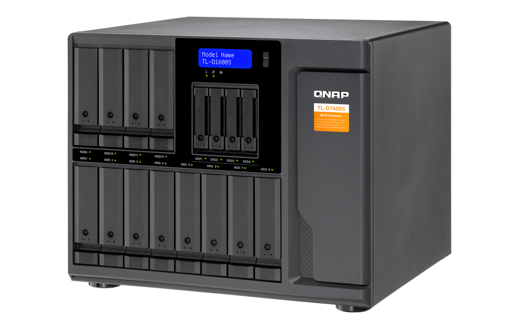 QNAP TL-D1600S 16xSSD/HDD JBOD bővítőegység