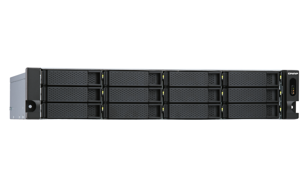 QNAP TL-R1200S-RP 12xSSD/HDD 2U rackbe szerelhető JBOD bővítőegység