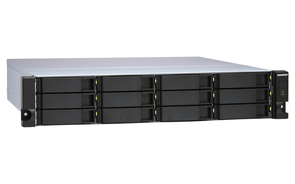 QNAP TL-R1200S-RP 12xSSD/HDD 2U rackbe szerelhető JBOD bővítőegység