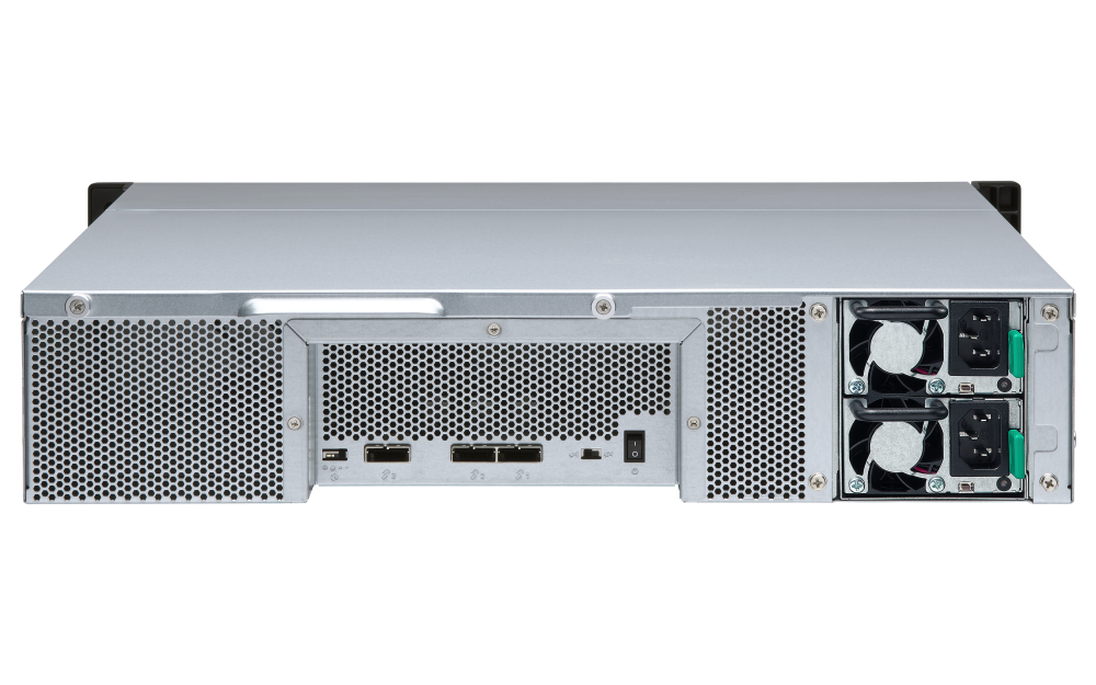 QNAP TL-R1200S-RP 12xSSD/HDD 2U rackbe szerelhető JBOD bővítőegység