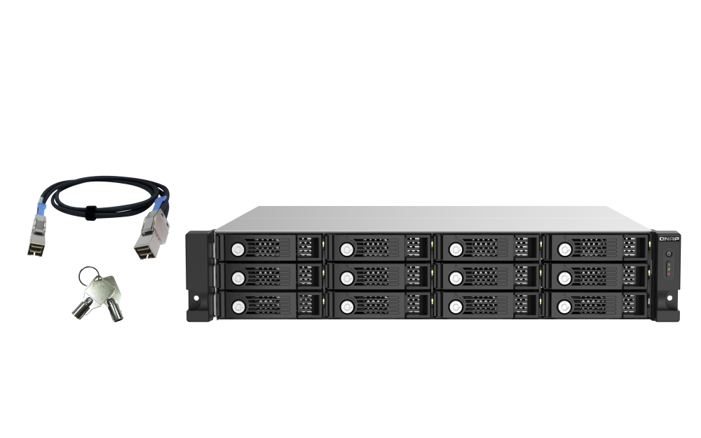 QNAP TL-R1220Sep-RP 12xSSD/HDD 2U rackbe szerelhető SAS bővítőegység