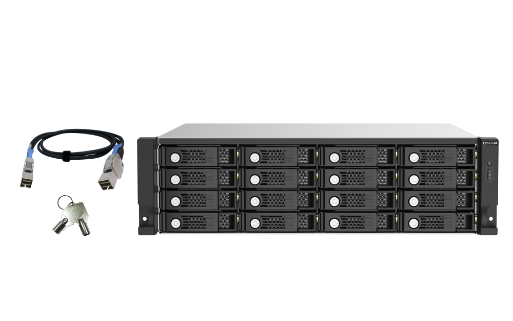 QNAP TL-R1620Sep-RP 16xSSD/HDD 3U rackbe szerelhető SAS bővítőegység