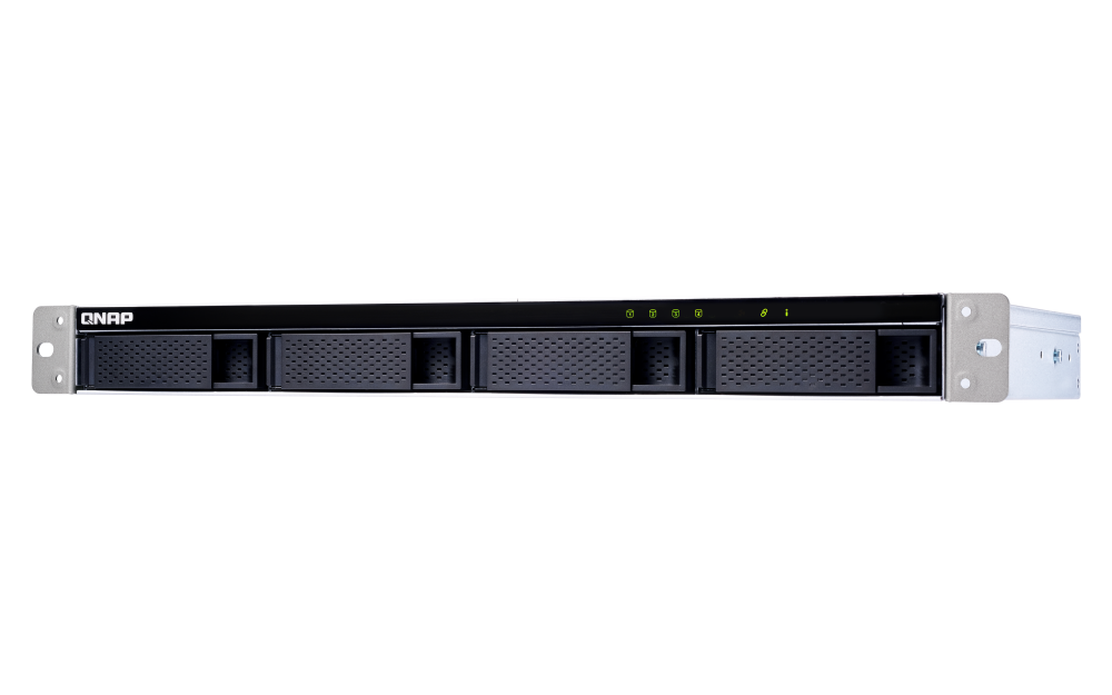 QNAP TL-R400S 4xSSD/HDD 1U rackbe szerelhető JBOD bővítőegység