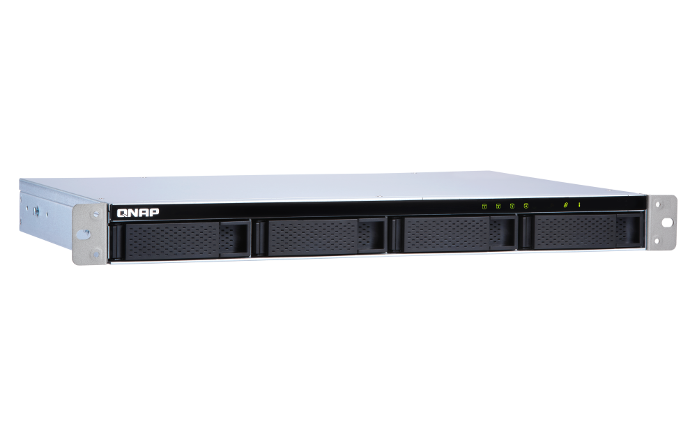 QNAP TL-R400S 4xSSD/HDD 1U rackbe szerelhető JBOD bővítőegység
