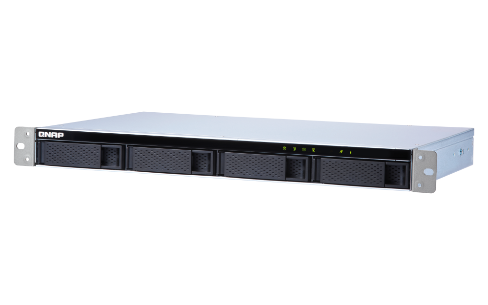 QNAP TL-R400S 4xSSD/HDD 1U rackbe szerelhető JBOD bővítőegység