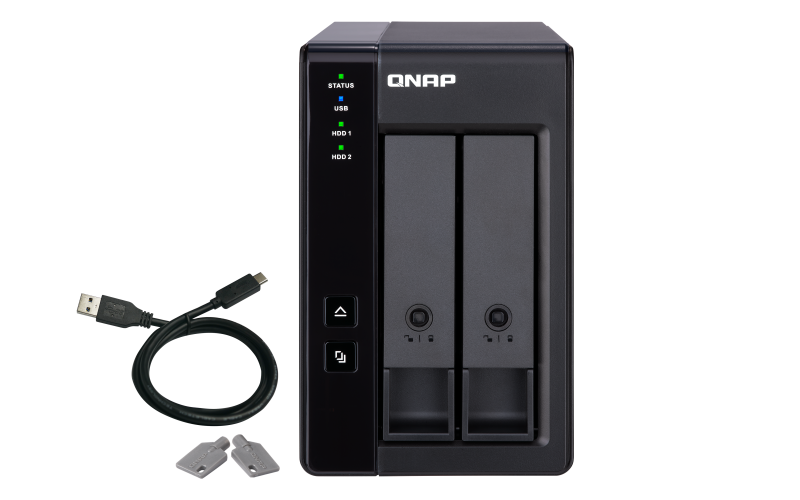 QNAP TR-002 2x HDD/SSD bővítő modul, USB3.1