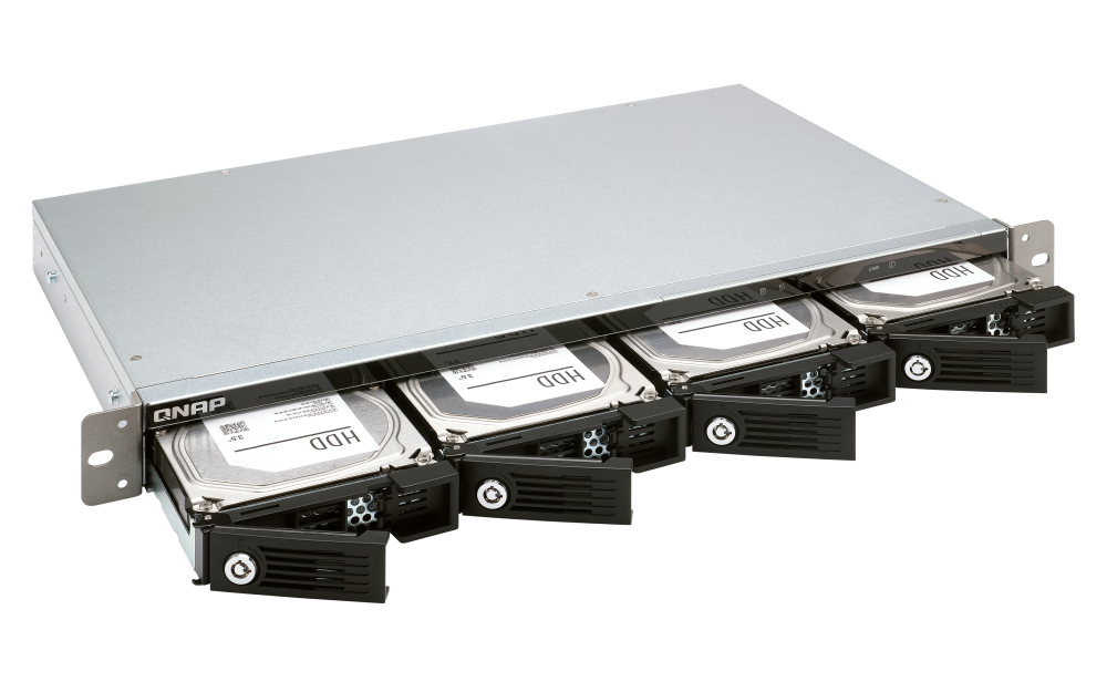 QNAP TR-004U 4xHDD/SSD 1U rackbe szerelhető bővítőegység