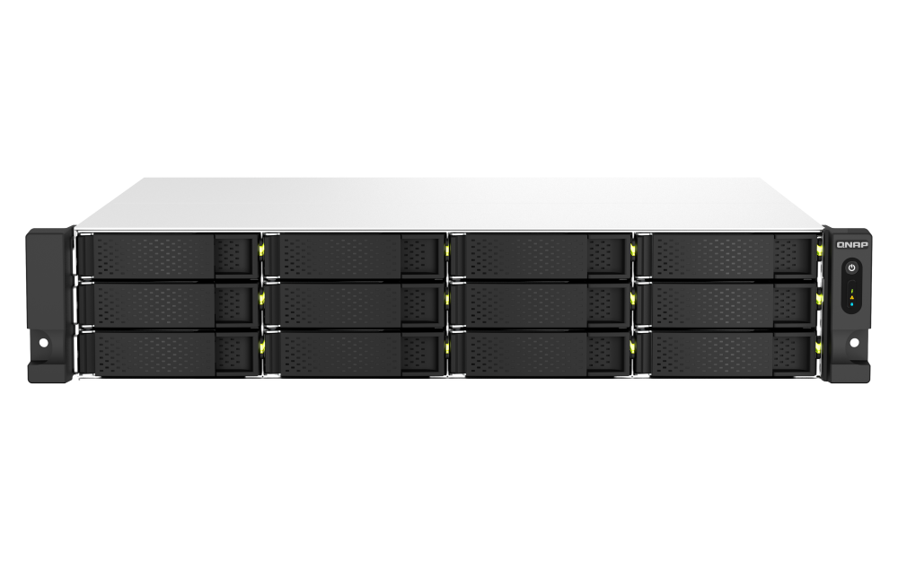 QNAP TS-1264U-RP-8G 12xSSD/HDD 2U rackbe szerelhető NAS