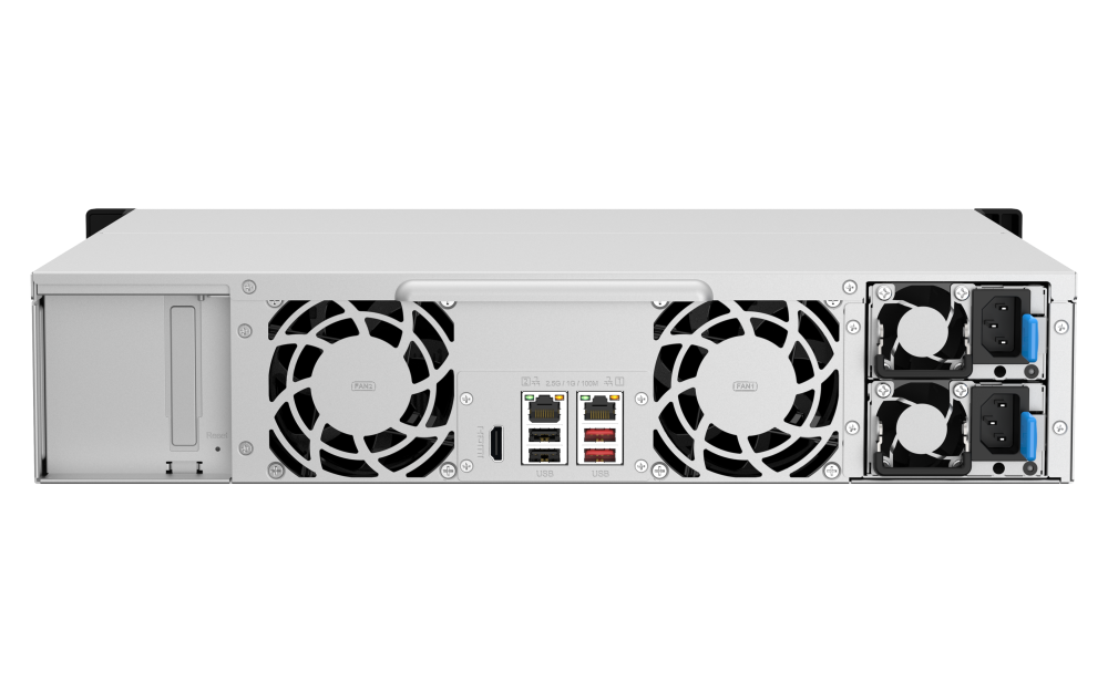 QNAP TS-1264U-RP-8G 12xSSD/HDD 2U rackbe szerelhető NAS