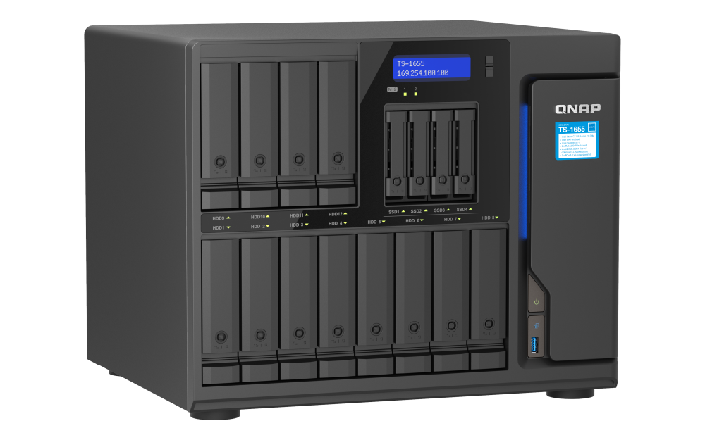 QNAP TS-1655-8G 12xSSD/HDD + 4xSSD NAS