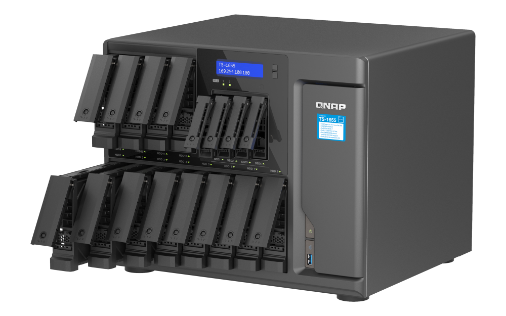 QNAP TS-1655-8G 12xSSD/HDD + 4xSSD NAS