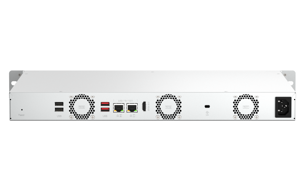 QNAP TS-464EU-8G 4xSSD/HDD 1U rackbe szerelhető NAS