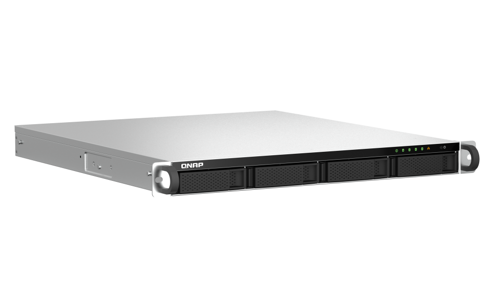 QNAP TS-464U-RP-8G 4xSSD/HDD 1U rackbe szerelhető NAS