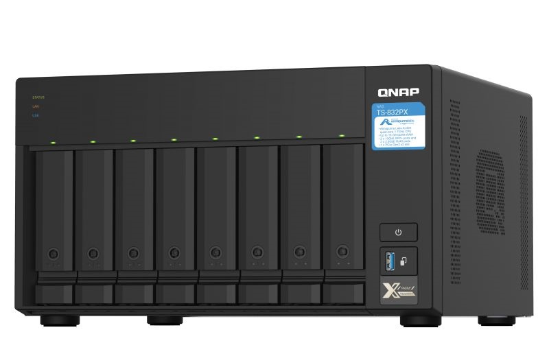 QNAP TS-832PX-4G 8x SSD/HDD, NAS