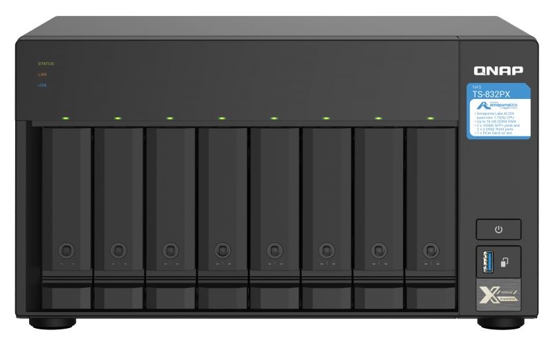 QNAP TS-832PX-4G 8x SSD/HDD, NAS